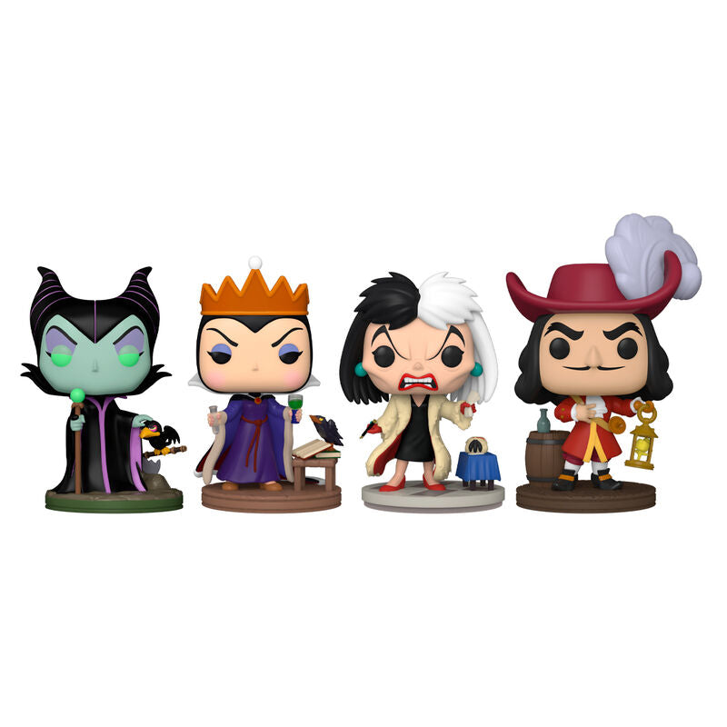 Funko Pop! Blister 4 figuras Villanas — DISNEY