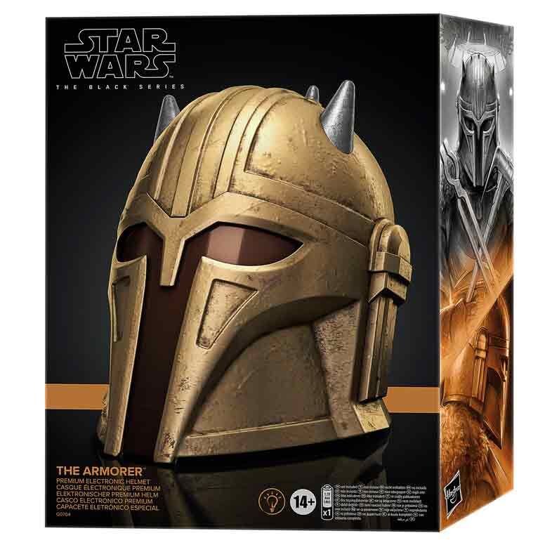 Star Wars: The Mandalorian Black Series Casco electrónico The Armorer Frikytopia