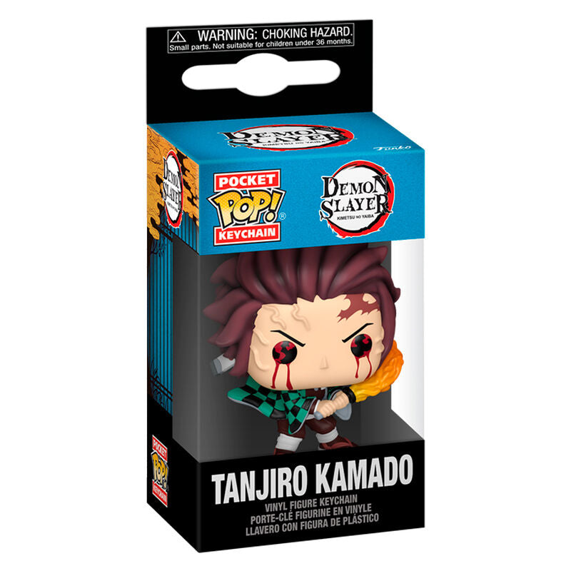 Llavero Pocket POP Demon Slayer Kimetsu no Yaiba Tanjiro Kamado Frikytopia