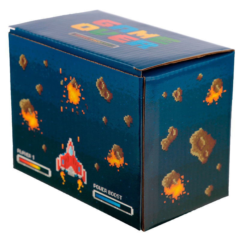 Taza asa 3D Mando Videojuego Pixel Game Over Frikytopia