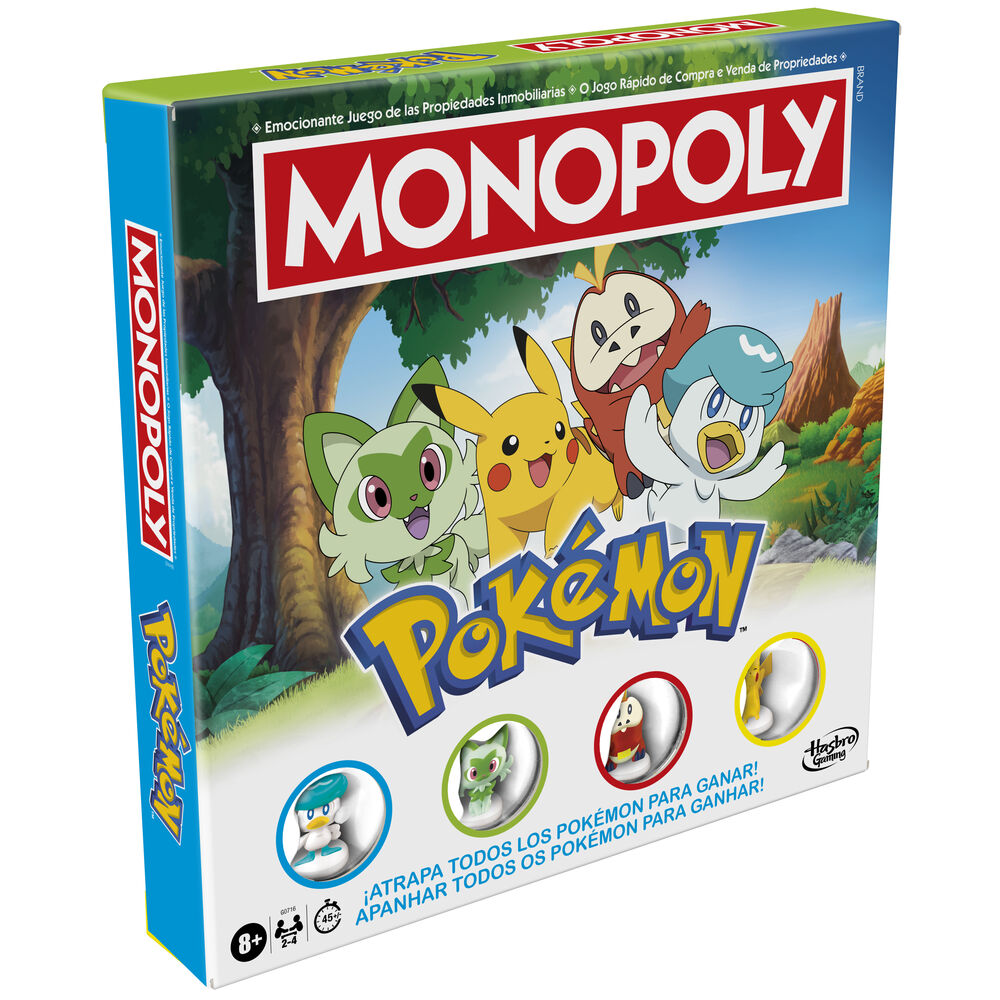 Juego Mesa Monopoly Pokemon Español