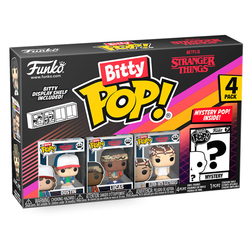 Blister 4 figuras Bitty POP Stranger Things Dustin Frikytopia