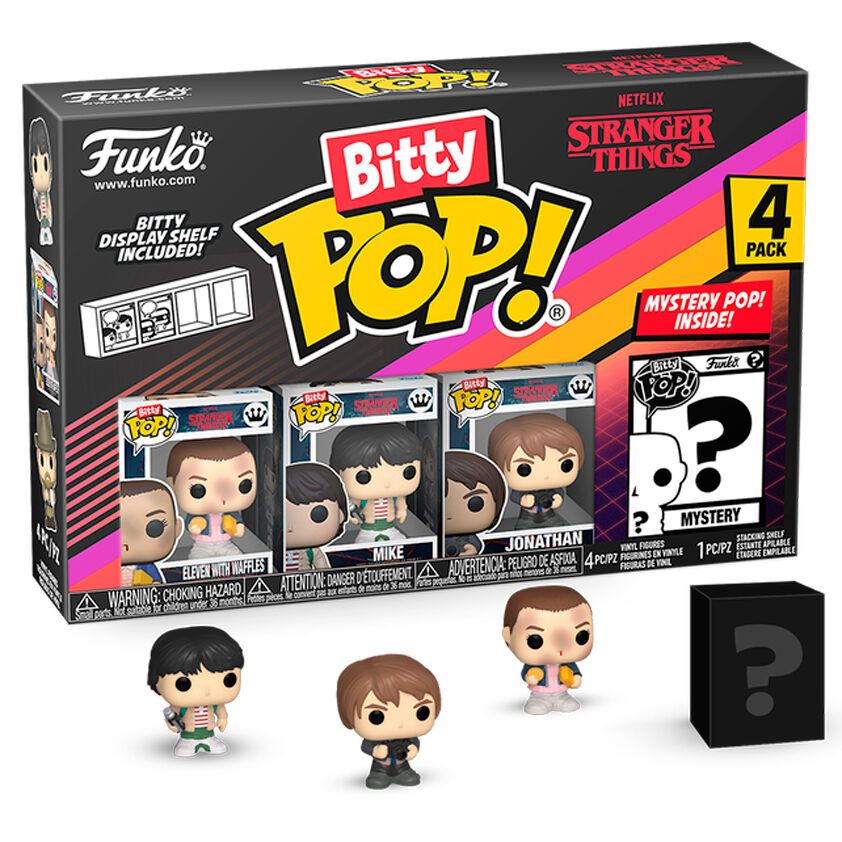 Blister 4 figuras Bitty POP Stranger Things Eleven Frikytopia
