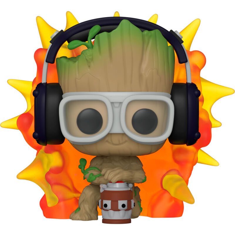 Funko Pop! I am Groot - Groot with Detonator — MARVEL