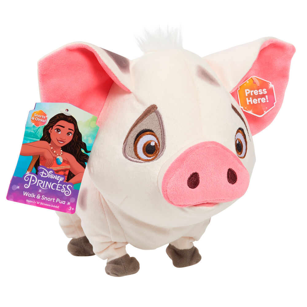 Peluche Pua Camina y Gruñe Vaiana Moana 2 Disney Frikytopia