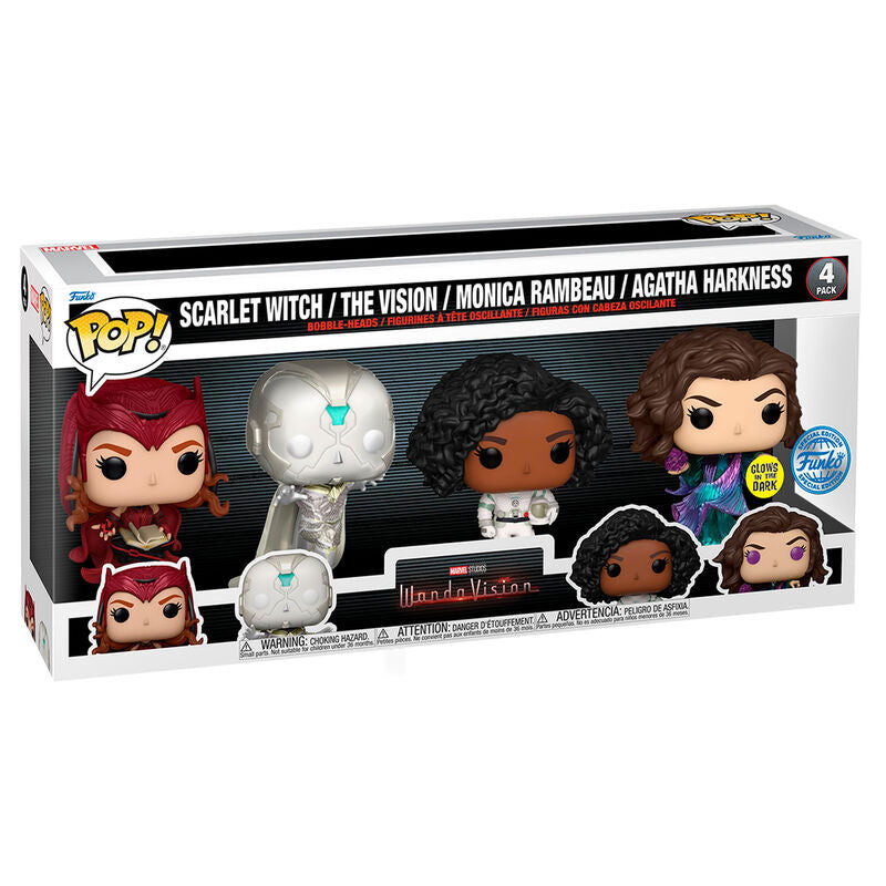 Funko Pop! Blister 4 figuras WandaVision Exclusive — MARVEL