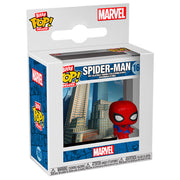 Funko Pop! Spider-Man Display de 12 Pack de 4 Figuras Bitty Vinyl Spider-Man(Cityscape) 2, — MARVEL