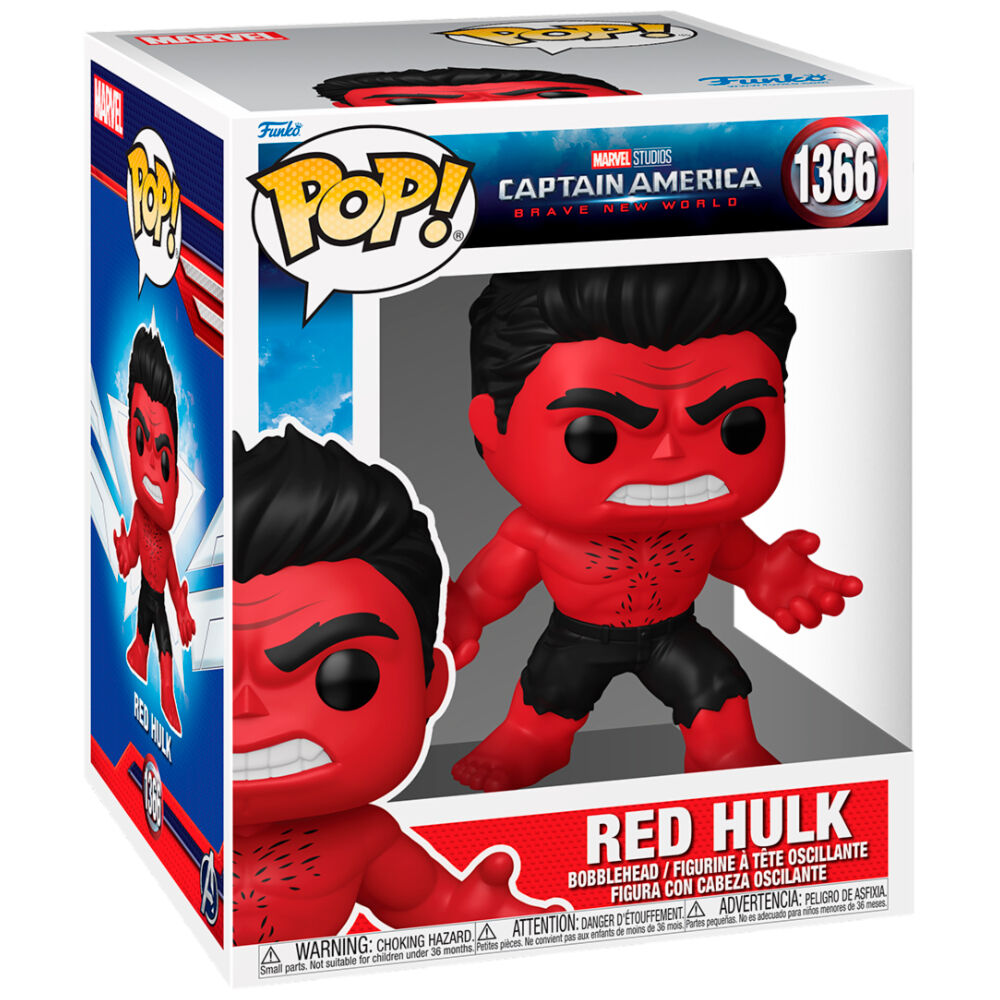 Figura POP Super Marvel Capitan America Brave New World Red Hulk Frikytopia