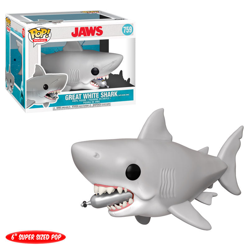 Figura POP Tiburon Jaws Diving Tank 15 cm