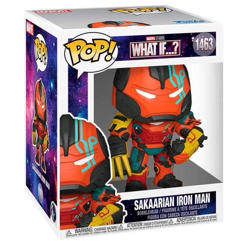 What If...? Oversized POP! Animation Vinyl Figura Sakaarian Iron Man 15 cm Frikytopia