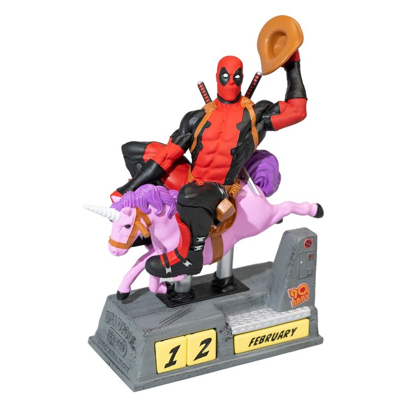 Calendario Perpetuo 3D Deadpool Marvel Frikytopia