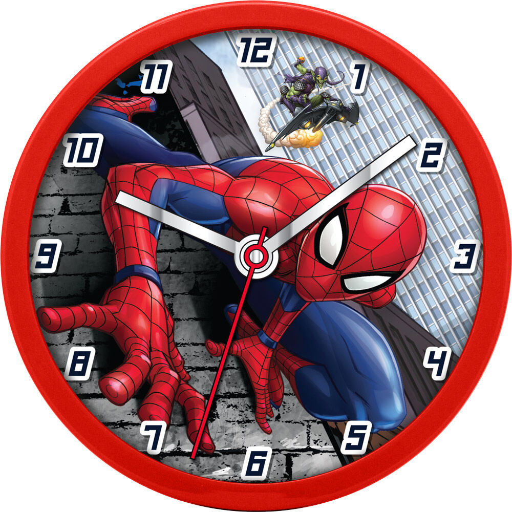 Reloj pared Spideman Marvel Frikytopia