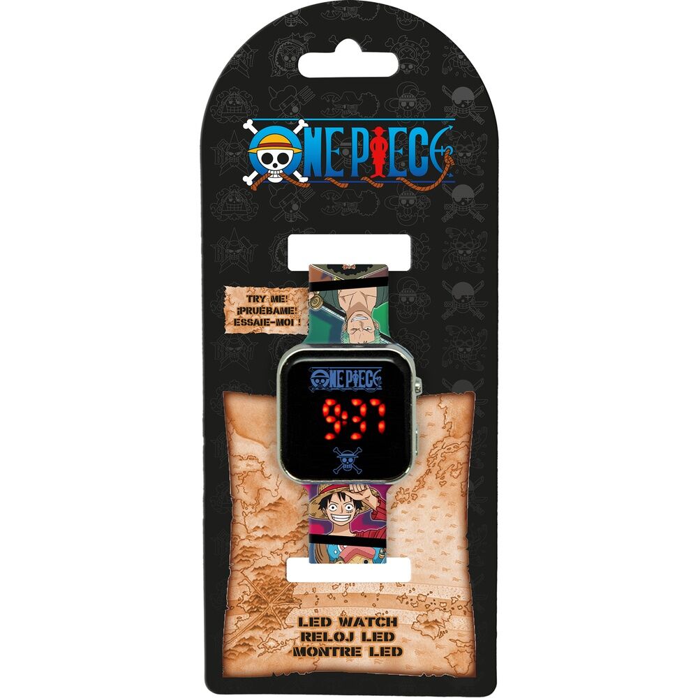 Reloj led One Piece Frikytopia
