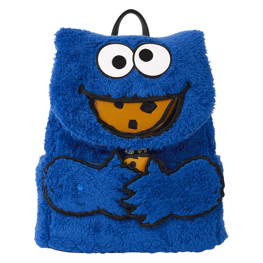 Barrio Sésamo by Loungefly Plush Mini Mochila Cookie Monster Frikytopia