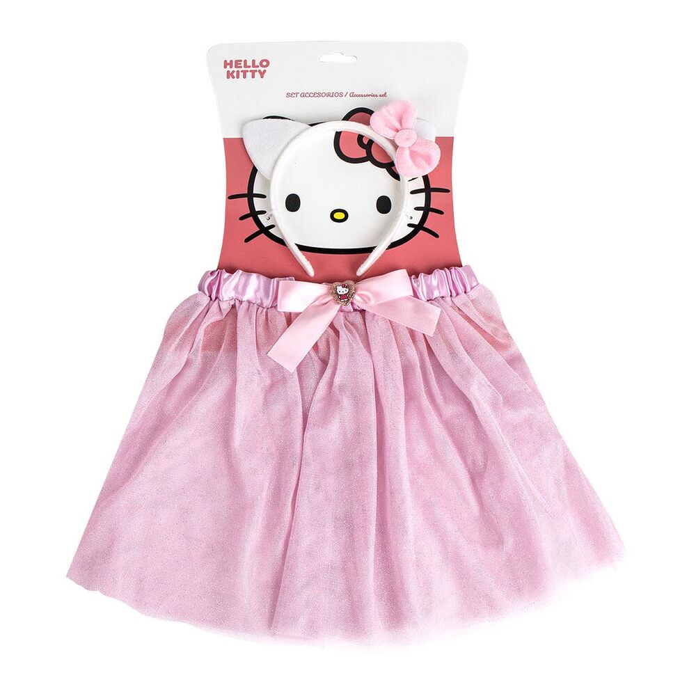 Set diadema + tutu Hello Kitty Frikytopia