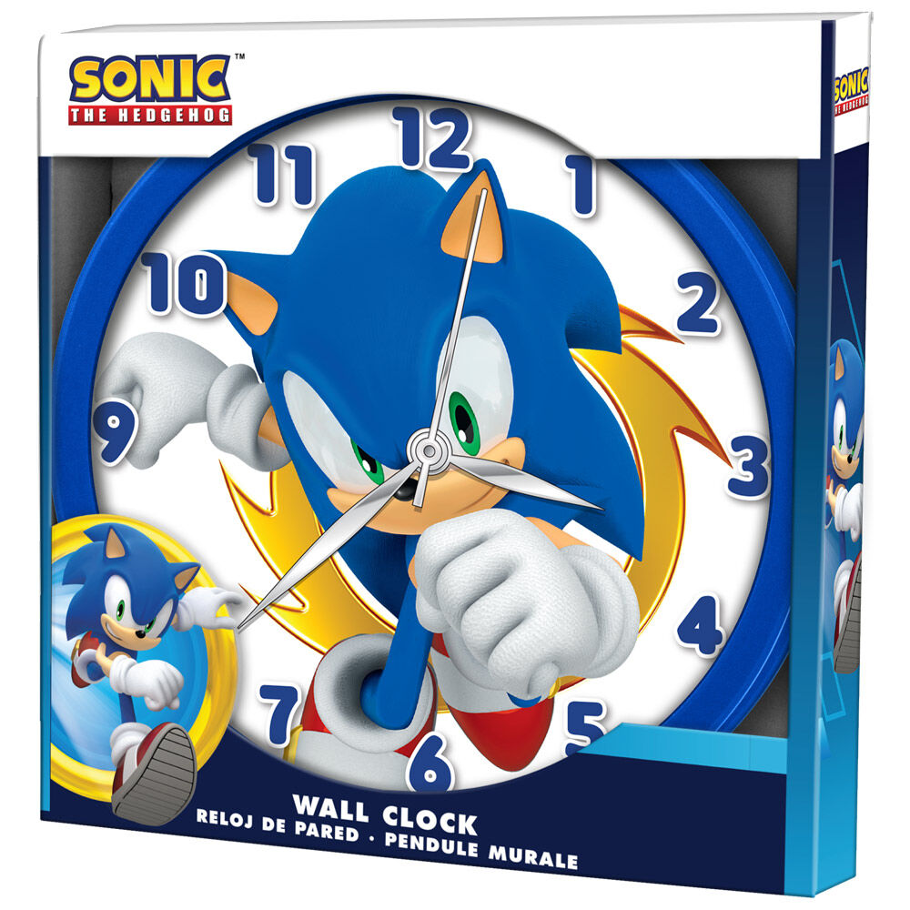 Reloj pared Sonic The Hedgehog Frikytopia