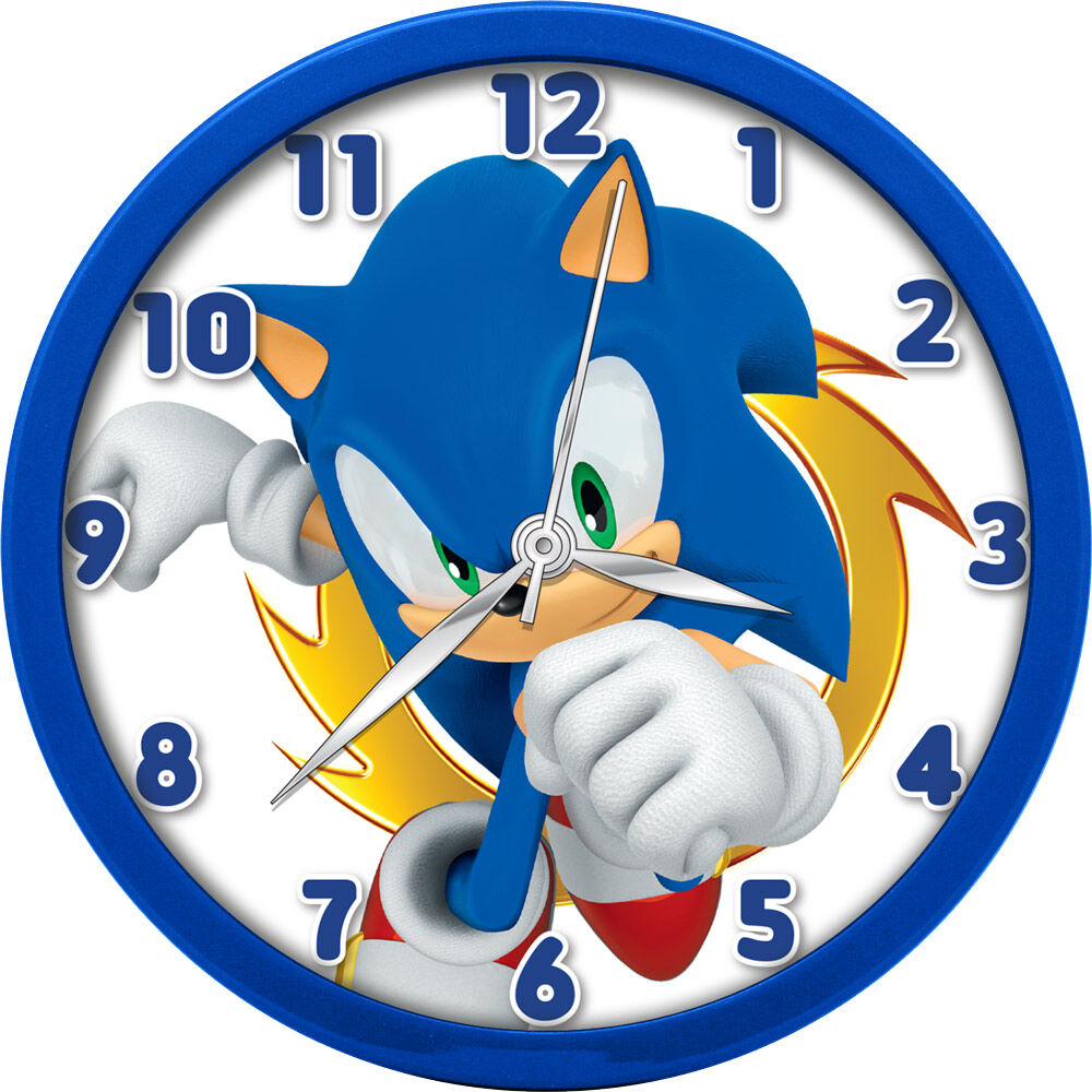 Reloj Pared Sonic The Hedgehog