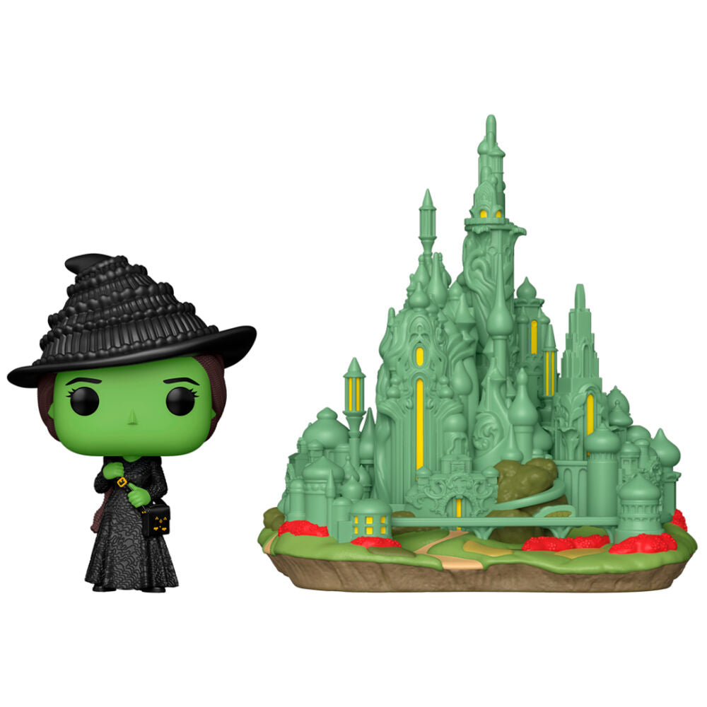 Wicked POP! Town Vinyl Figura Elphaba with the Emerald City 9 cm Frikytopia
