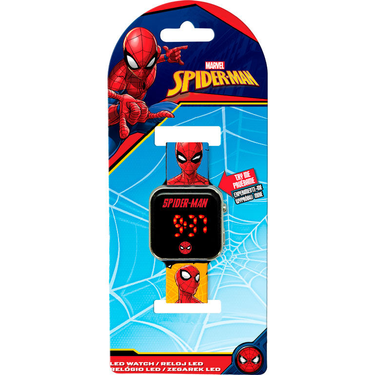 Reloj Led Spiderman Marvel