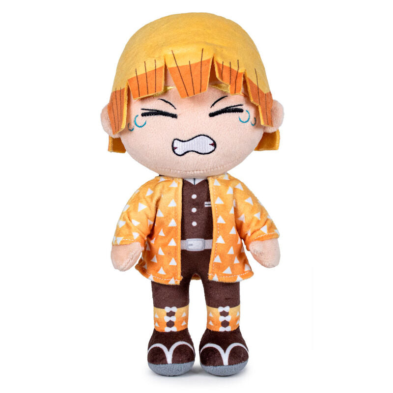 Peluche Zenitsu Agatsuma Demon Slayer Kimetsu No Yaiba 27 cm Frikytopia