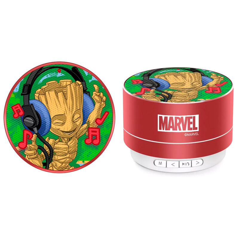 Altavoz portatil inalambrico Groot Guardianes de la Galaxia Marvel Frikytopia
