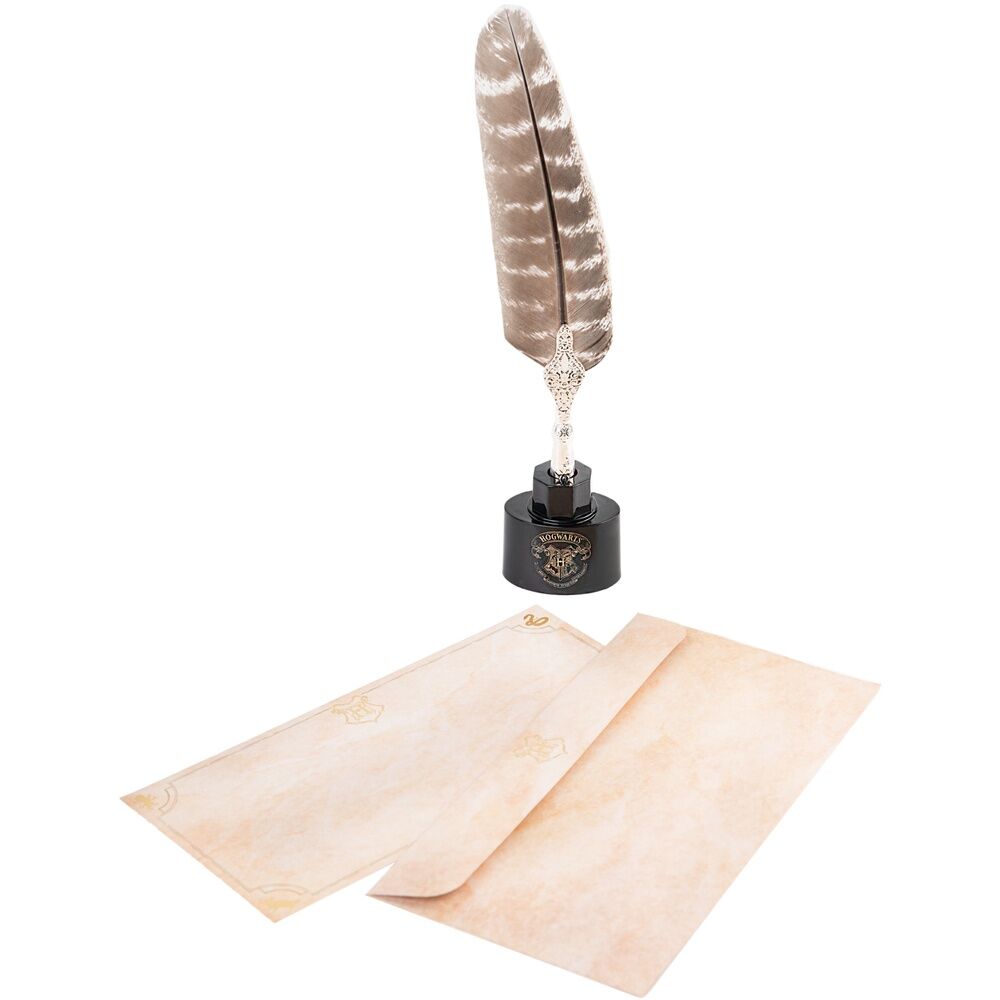 Blister Boligrafo Pluma + Cartas Harry Potter Frikytopia