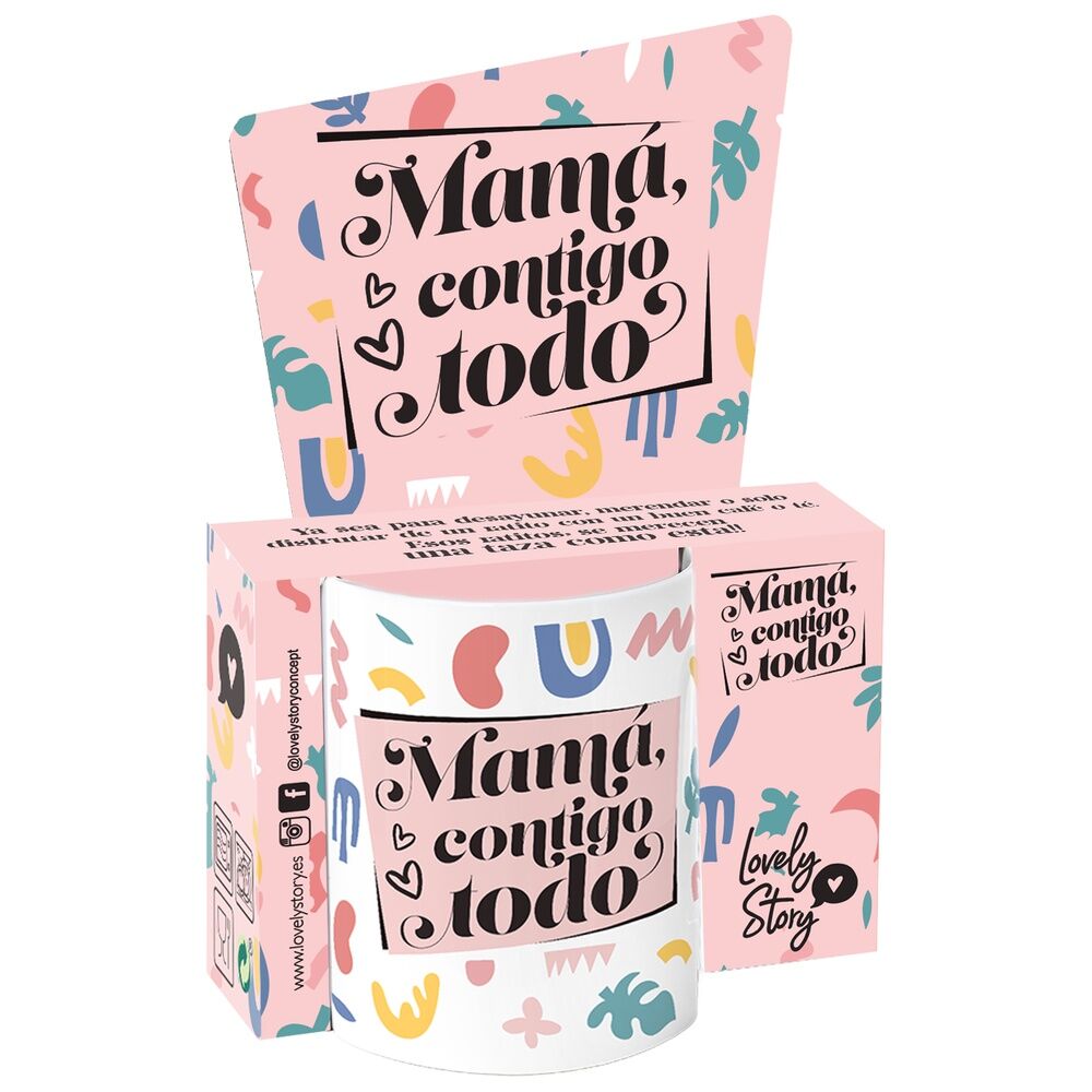 Taza Mama Contigo Todo 330ml Frikytopia