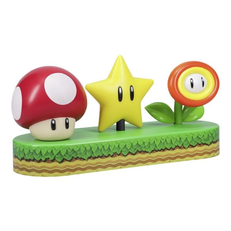 Super Mario Lámpara Icons 30 cm Frikytopia