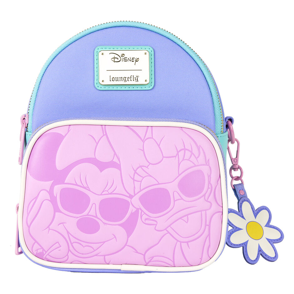 Disney by Loungefly Mochila Mini Daisy Duck & Minnie Mouse Convertible