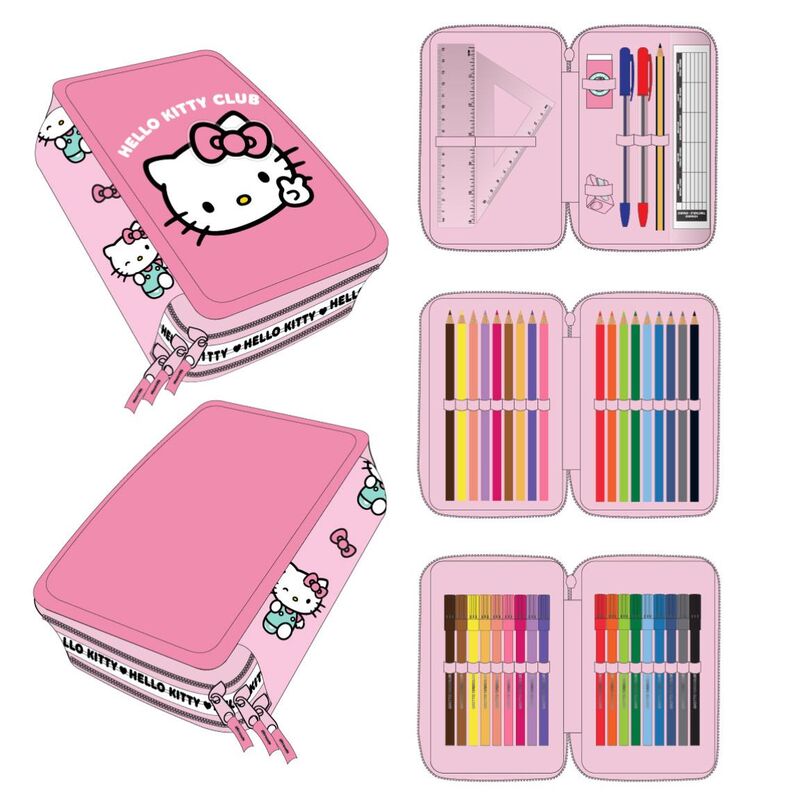 Plumier Hello Kitty triple Frikytopia