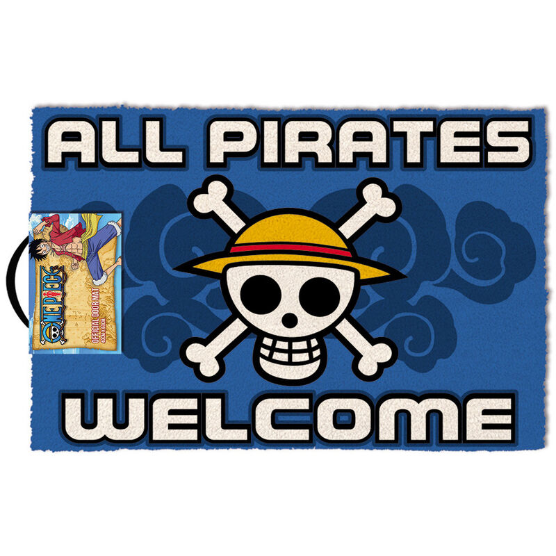Felpudo All Pirates Welcome One Piece Frikytopia