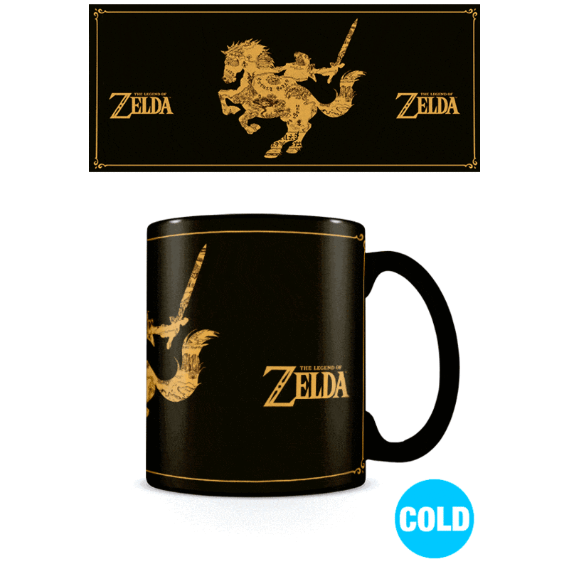 Legend of Zelda Taza sensitiva al calor Map Frikytopia