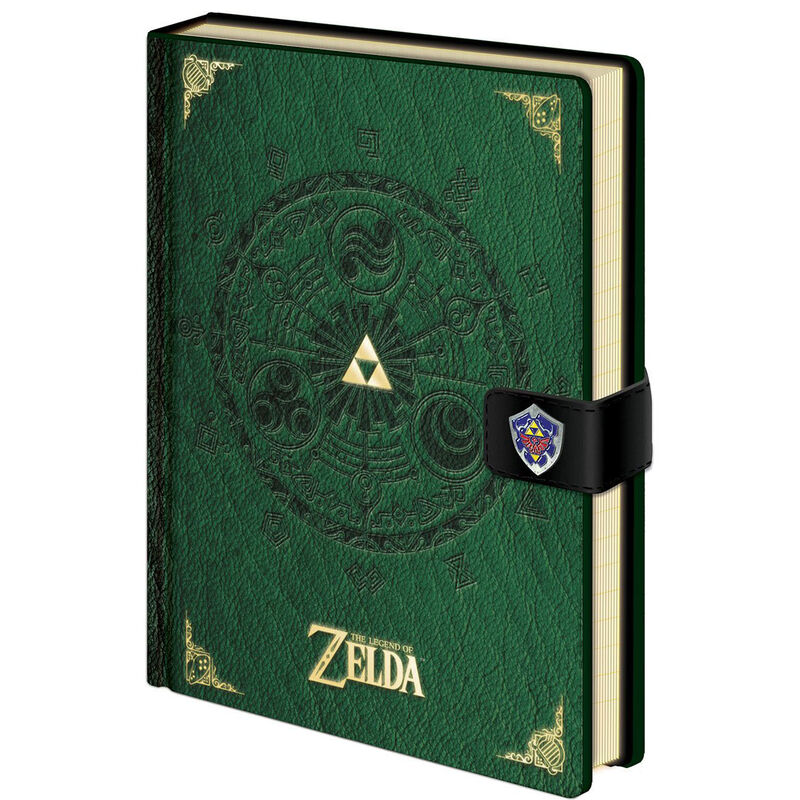 Cuaderno A5 premium Triforce The Legend of Zelda Frikytopia