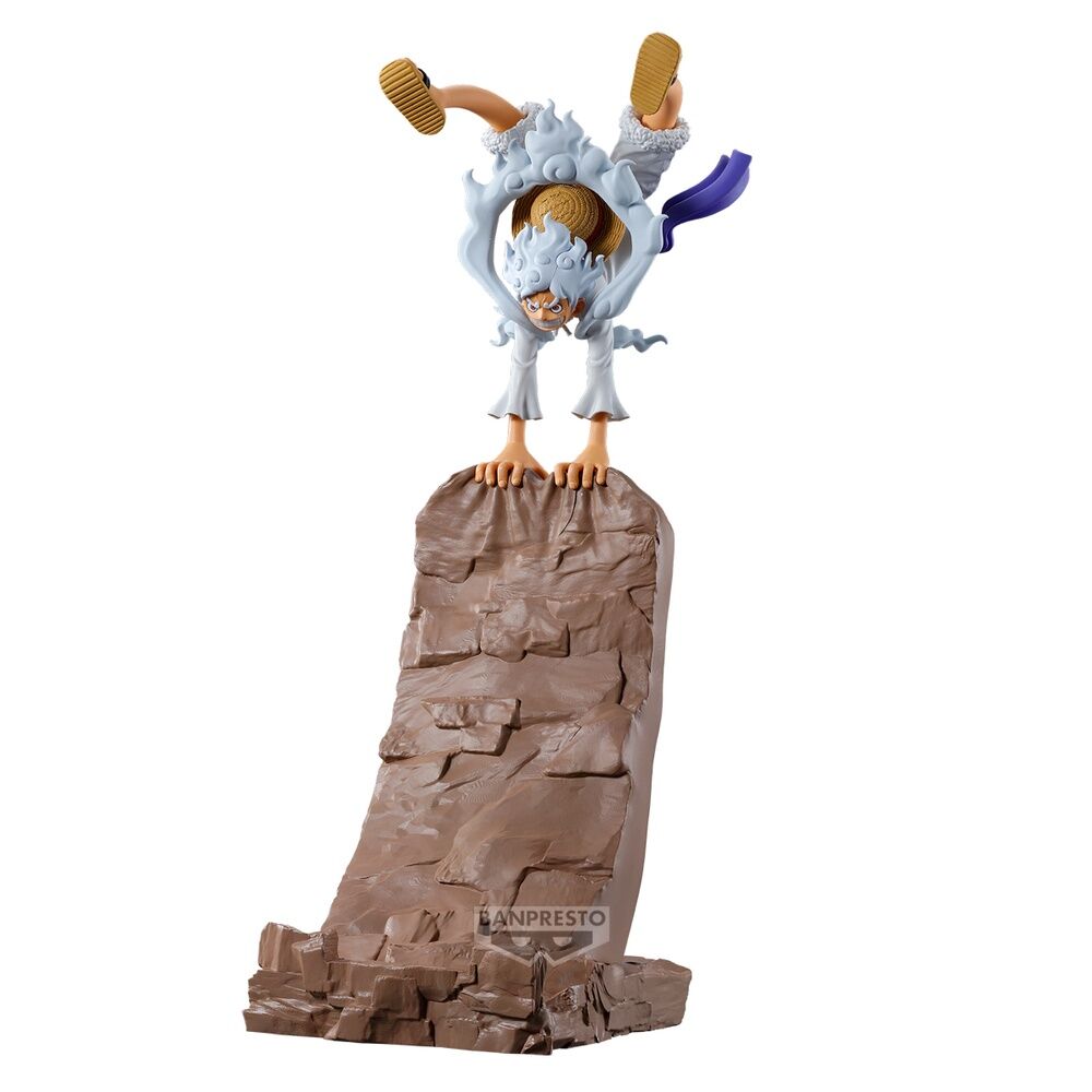 Figura Banpresto One Piece Monkey D. Luffy Fl Gear 5 Vol.2 10 cm Frikytopia