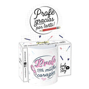 Taza - Profe con Mucho Corazon 330ml