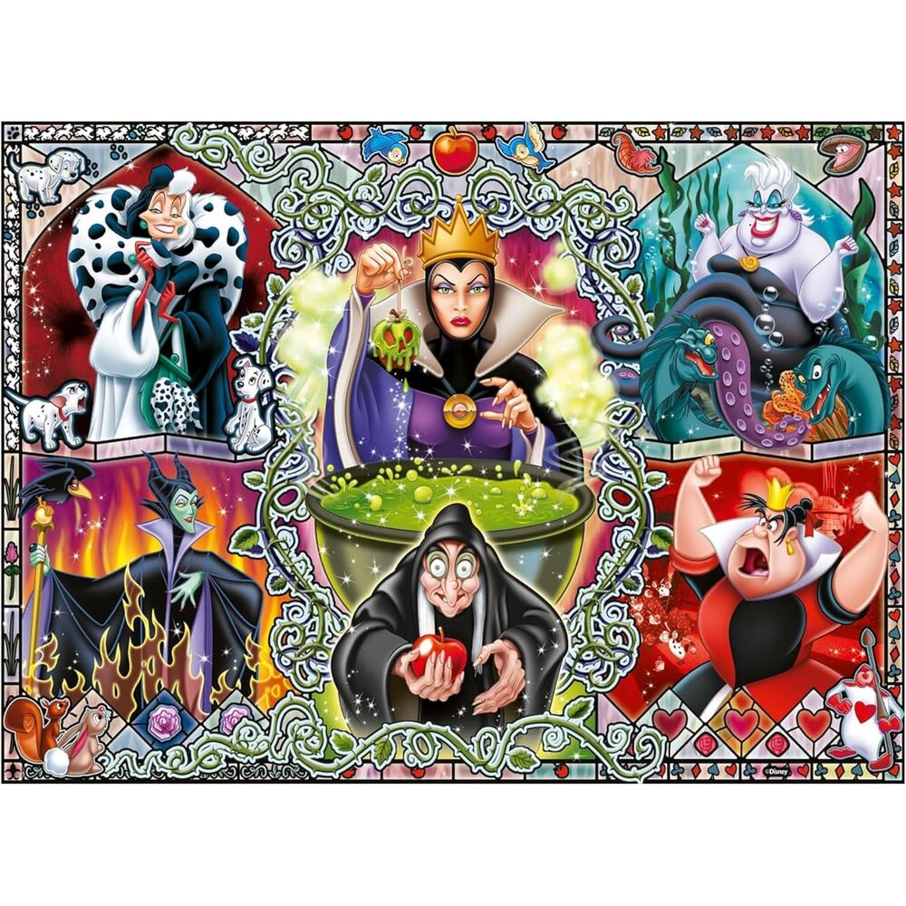 Puzzle Villanas Disney 1000pzs Frikytopia