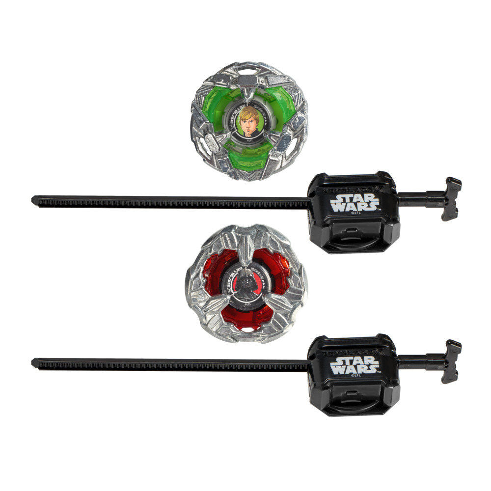 Juego Luke Skywalker 4-80B Darth Vader 4-60P Beyblade X Frikytopia