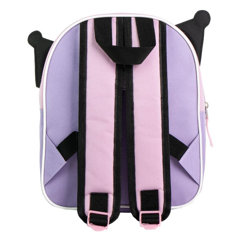 Mochila 3D Kuromi Hello Kitty 28 cm
