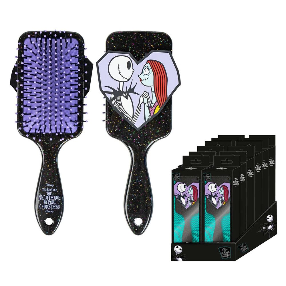 Cepillo pelo Jack & Sally Pesadilla Antes de Navidad Disney Frikytopia