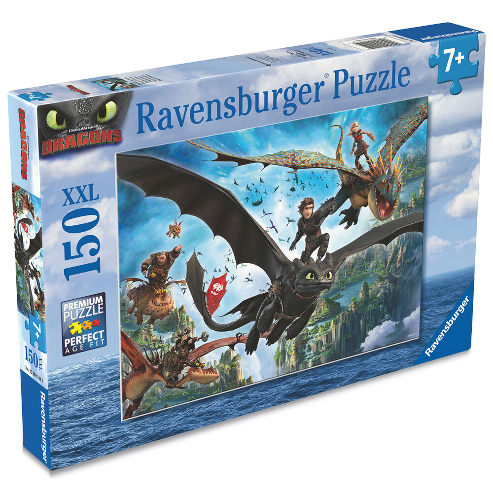 Puzzle Como Entrenar a tu Dragon 2 XXL 150pzs Frikytopia
