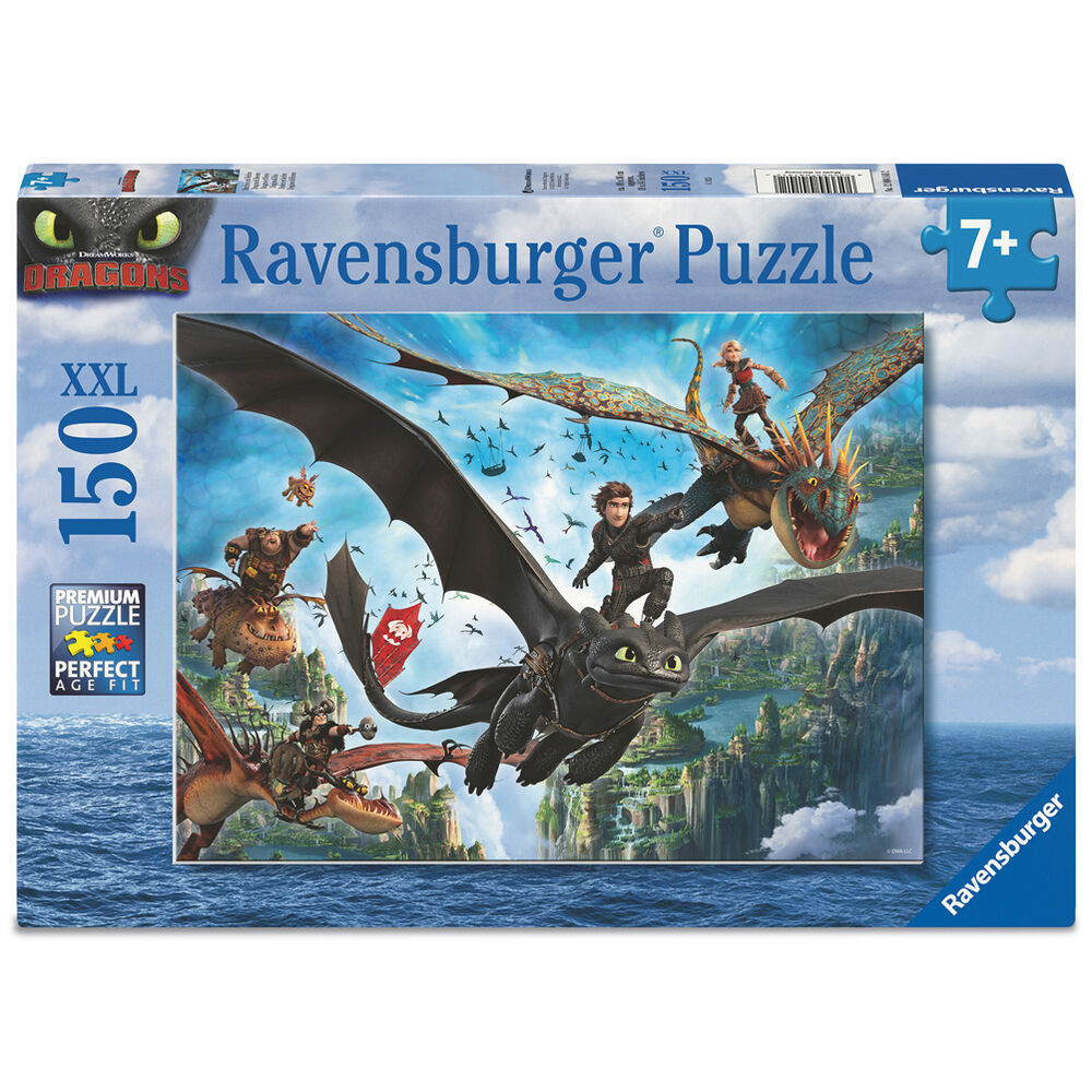 Puzzle Como Entrenar a Tu Dragon 2 XXL 150pzs