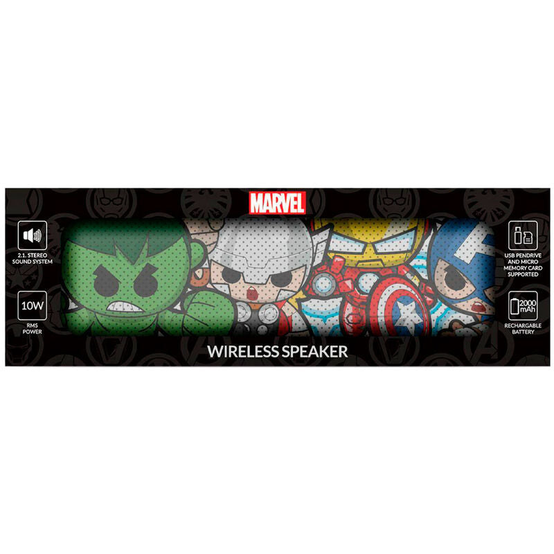 Altavoz Ert Group Bluetooth Portatil Licencia Marvel Multicolor 10w 2.1