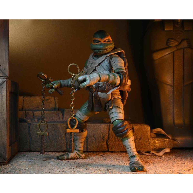 Figura Ultimate Michelangelo As The Mummy las Tortugas Ninja 18 cm