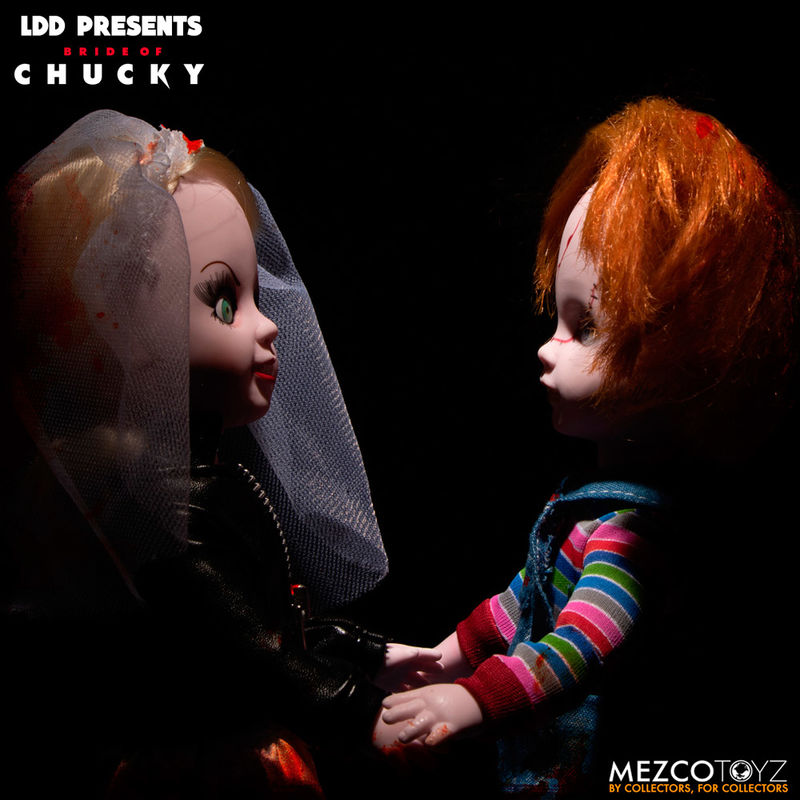 Set 2 Muñecos Chucky And Tifanny Living Dead Dolls 25 cm