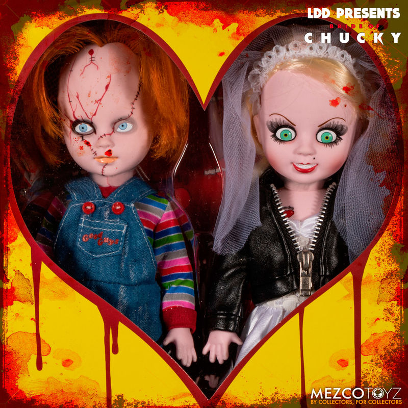 Set 2 Muñecos Chucky And Tifanny Living Dead Dolls 25 cm
