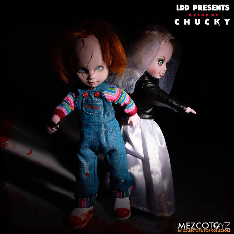 Set 2 Muñecos Chucky And Tifanny Living Dead Dolls 25 cm