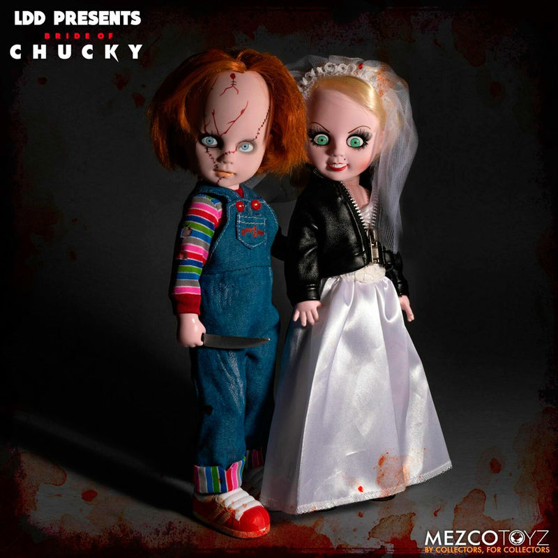 Set 2 Muñecos Chucky And Tifanny Living Dead Dolls 25 cm