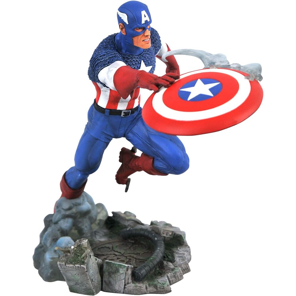 Estatua Capitan America Marvel Comic Gallery 25 cm Frikytopia