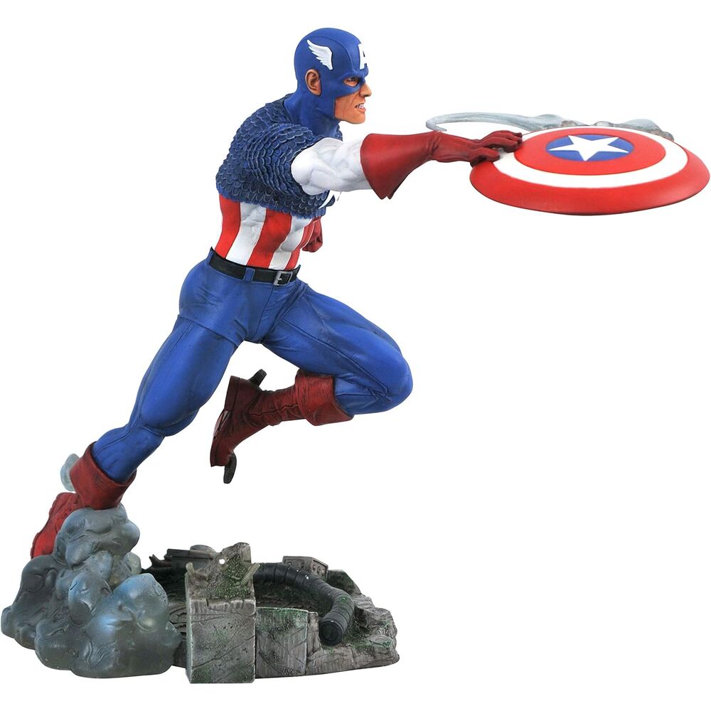 Estatua Capitan America Marvel Comic Gallery 25 cm