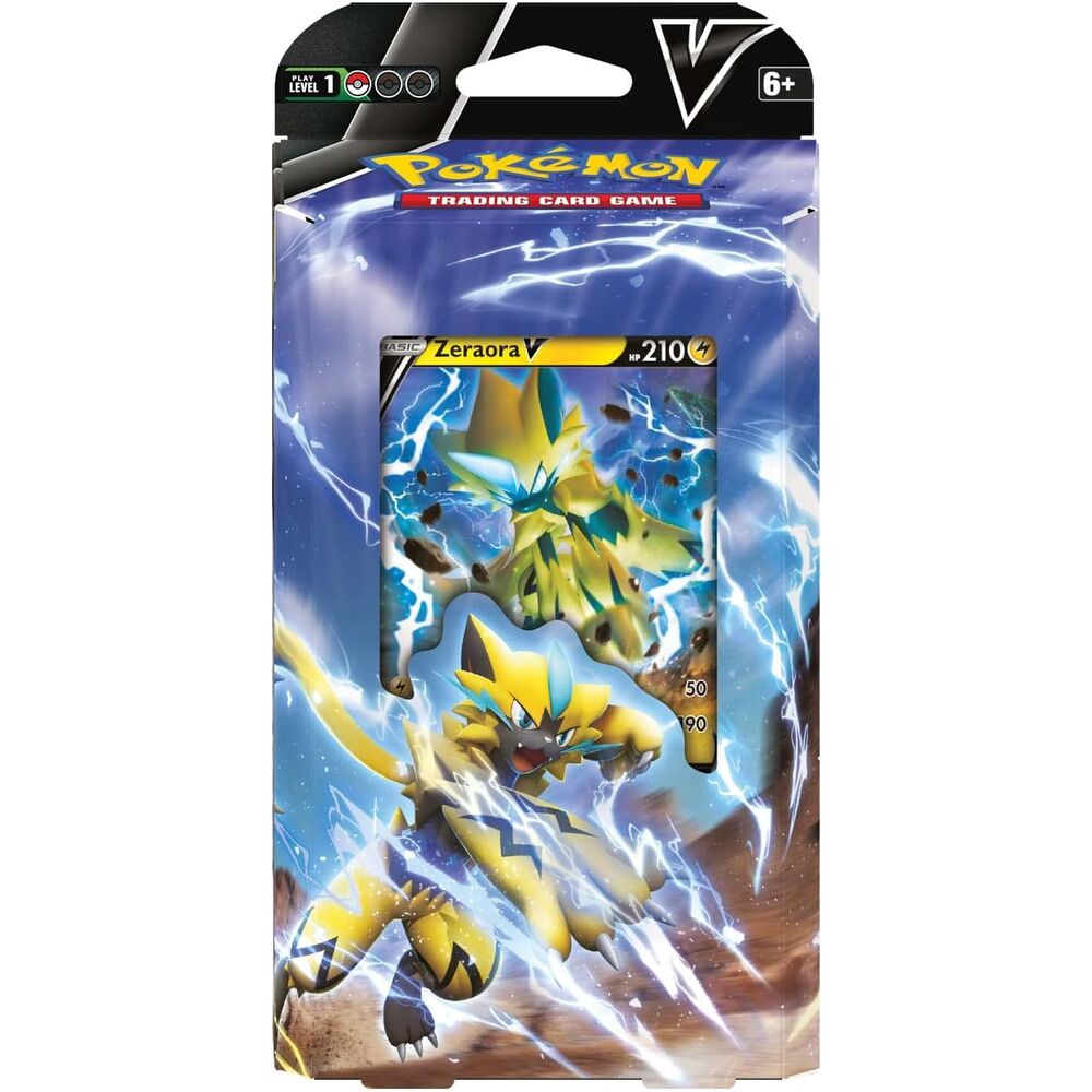 V Battle Deck Juego Cartas Coleccionables Deoxys Vs Zeraora Pokemon Ingles